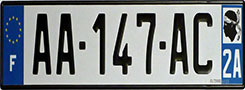 french-number-plate